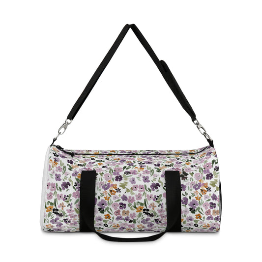 Ditsy Floral Duffel Bag Lightweight Weekend Travel Gym Bag