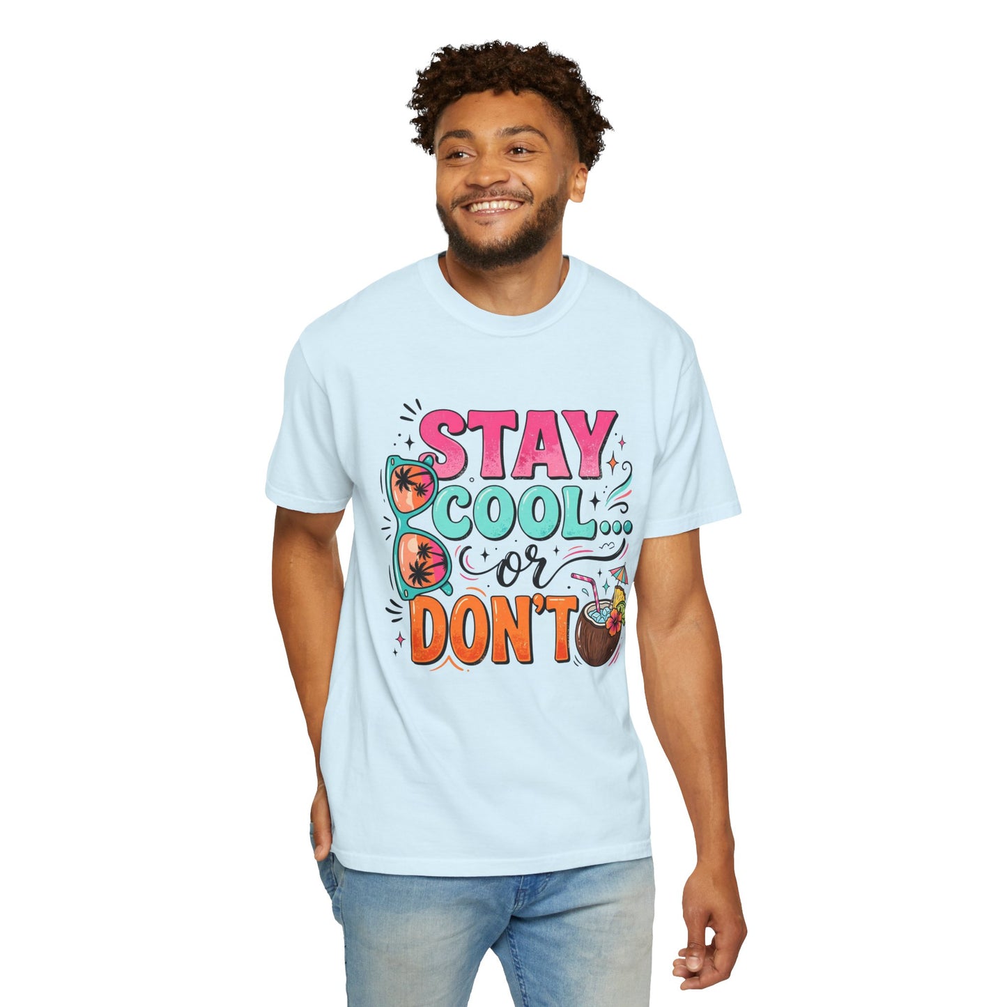 Stay Cool Bright Summer Graphic T-shirt Gift