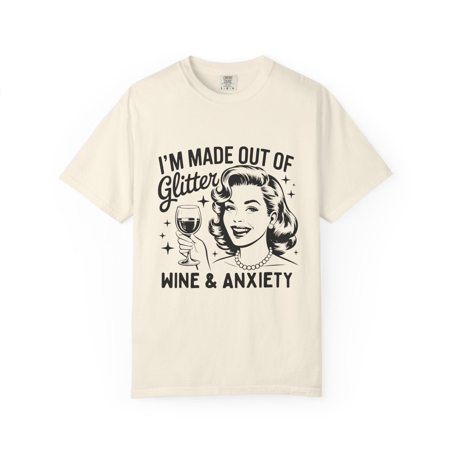 Funny Anxiety Retro Graphic T-shirt