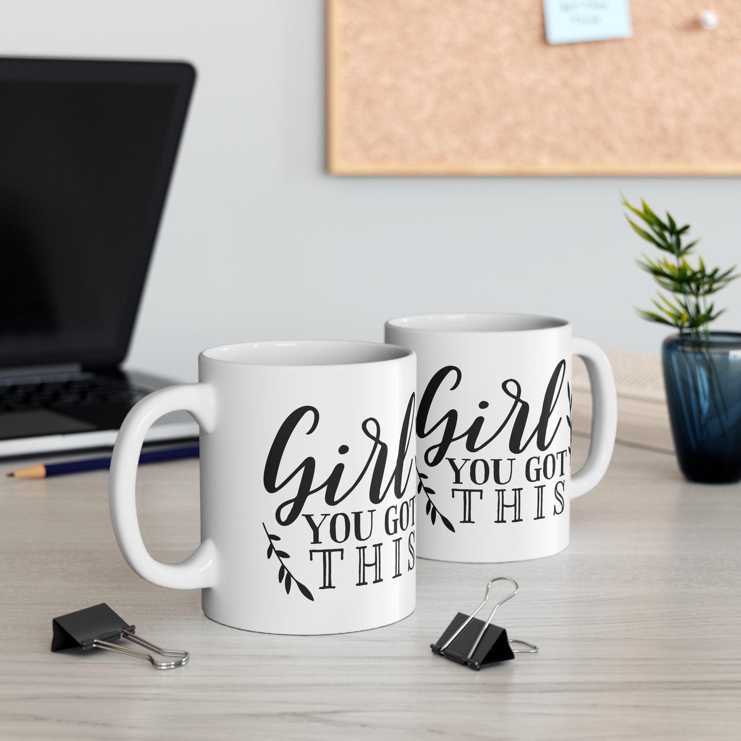 Motivational Girl Success Mug