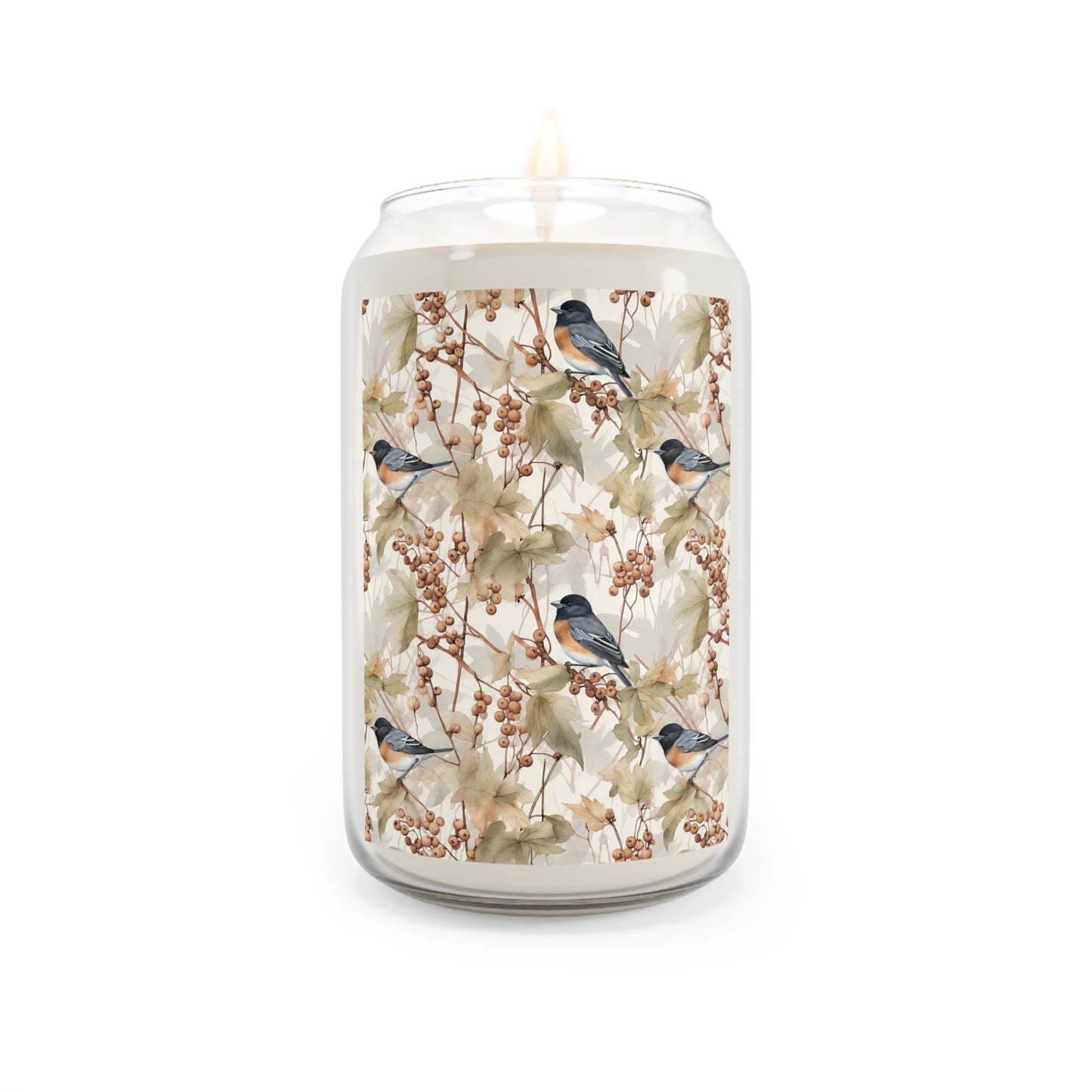 Botanical Songbird Soy Candle (13.75 oz) — Vanilla Bean | Comfort Spice | Sea Breeze