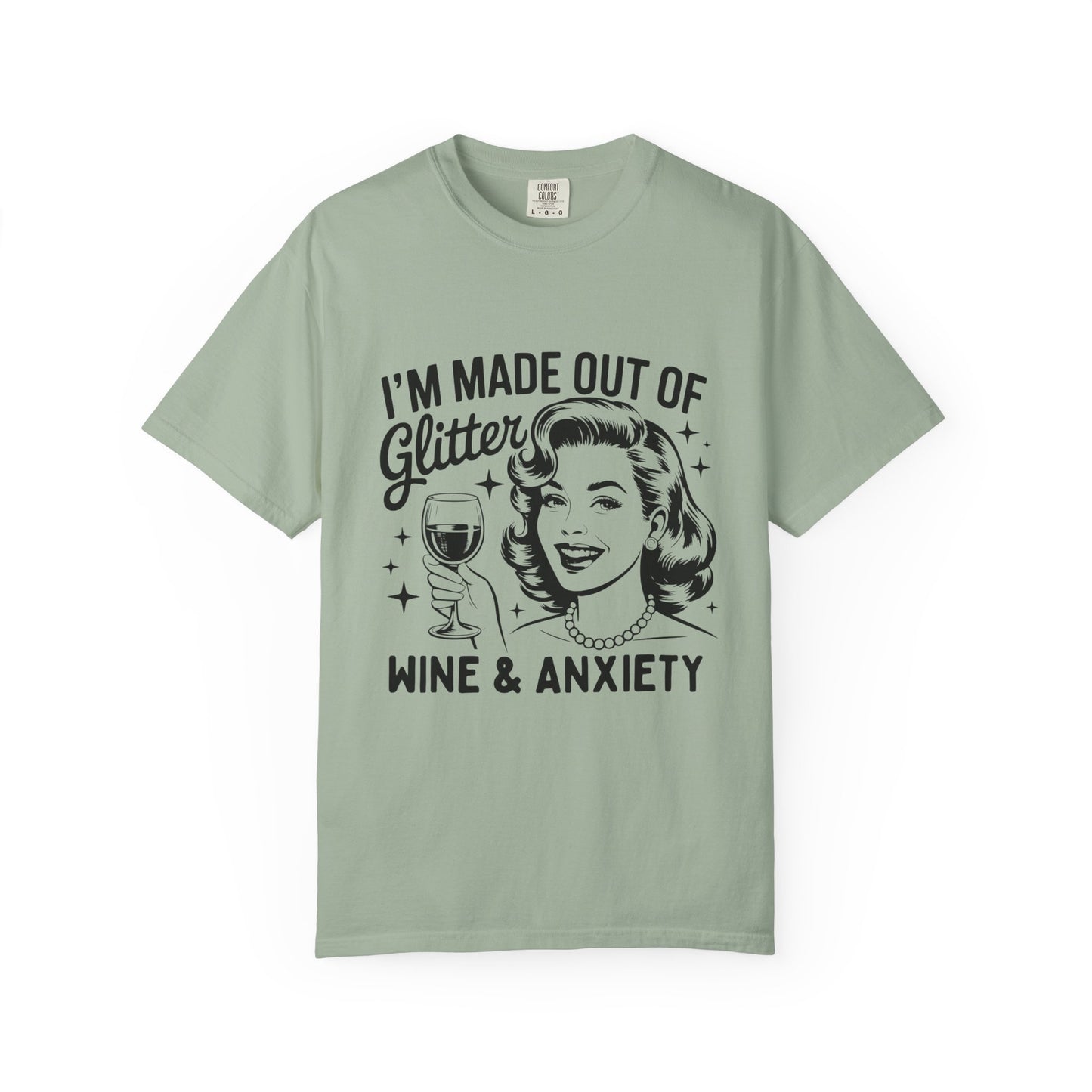 Funny Anxiety Retro Graphic T-shirt