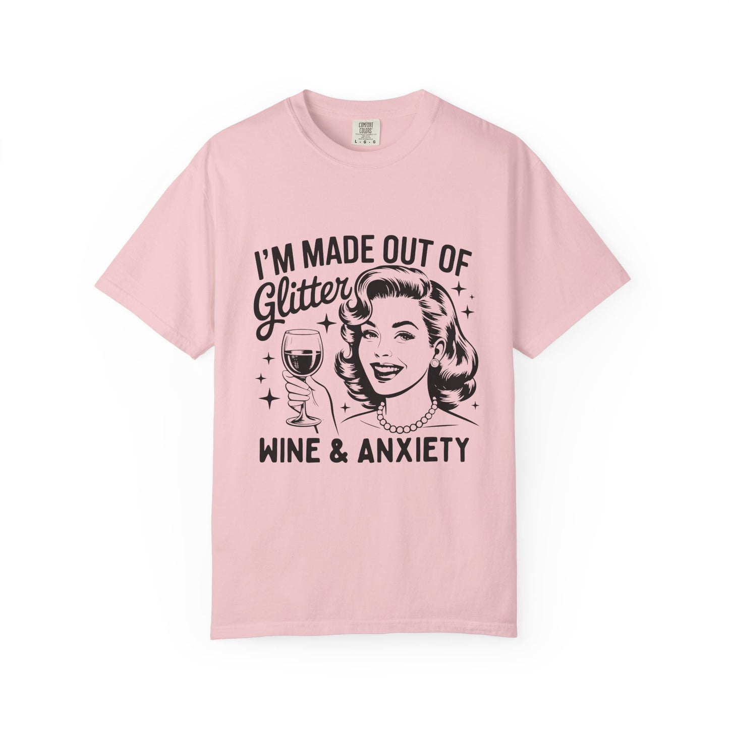 Funny Anxiety Retro Graphic T-shirt