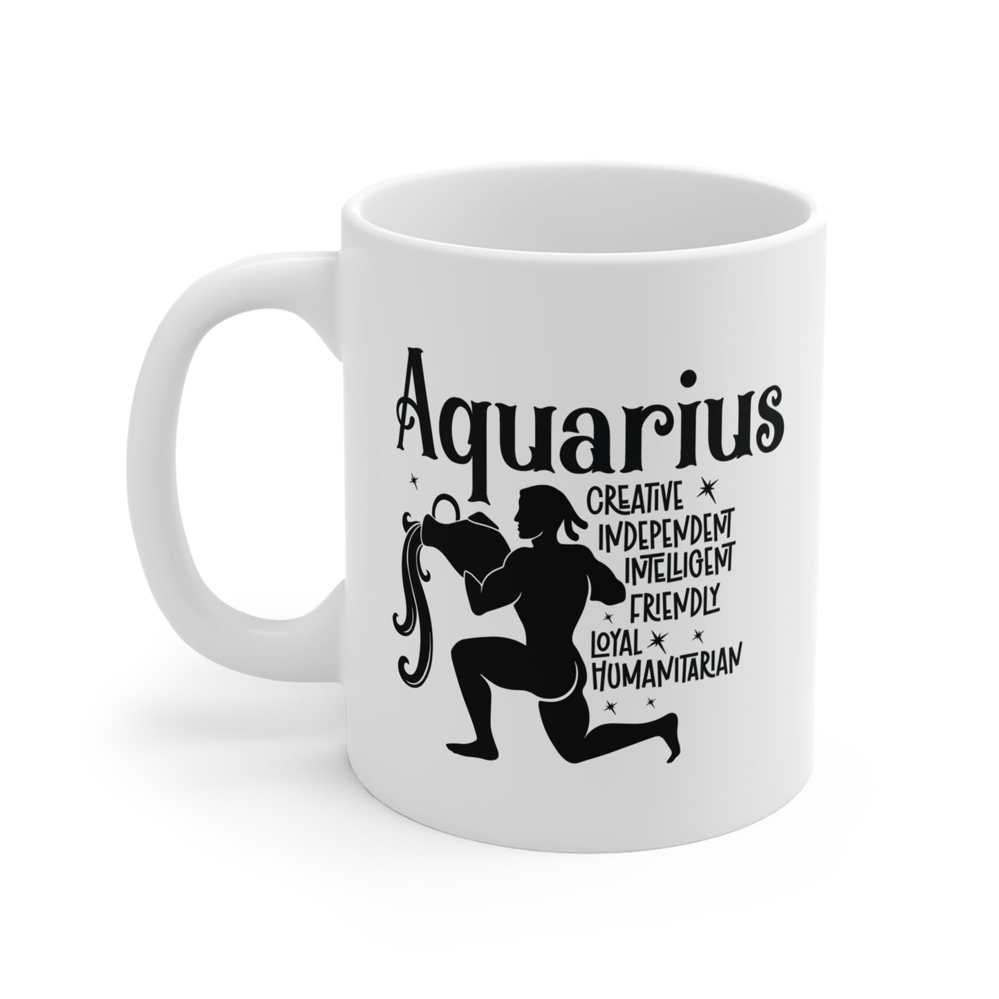 Aquarius Zodiac Coffee Tea Mug Gift