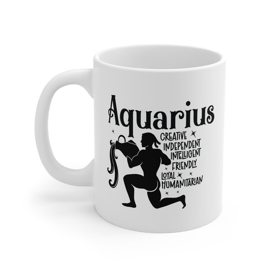 Aquarius Zodiac Coffee Tea Mug Gift