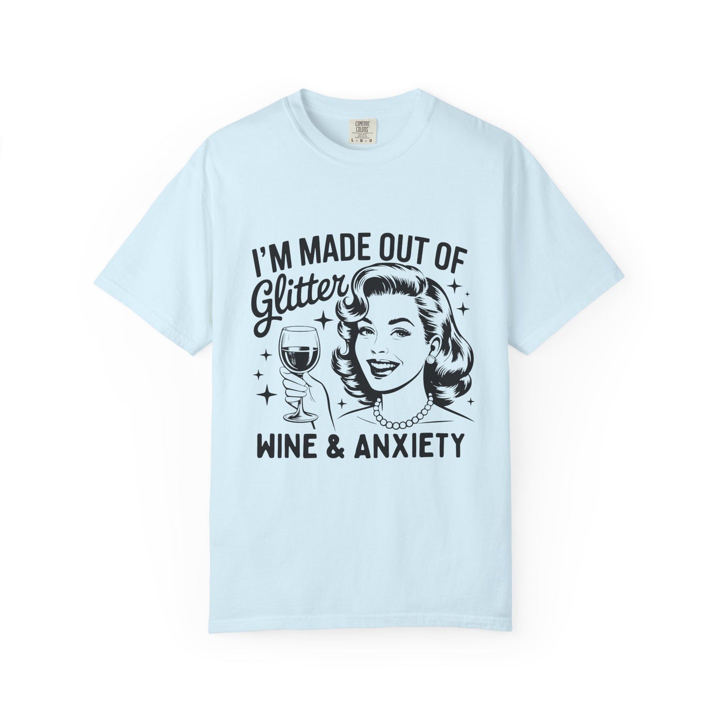 Funny Anxiety Retro Graphic T-shirt